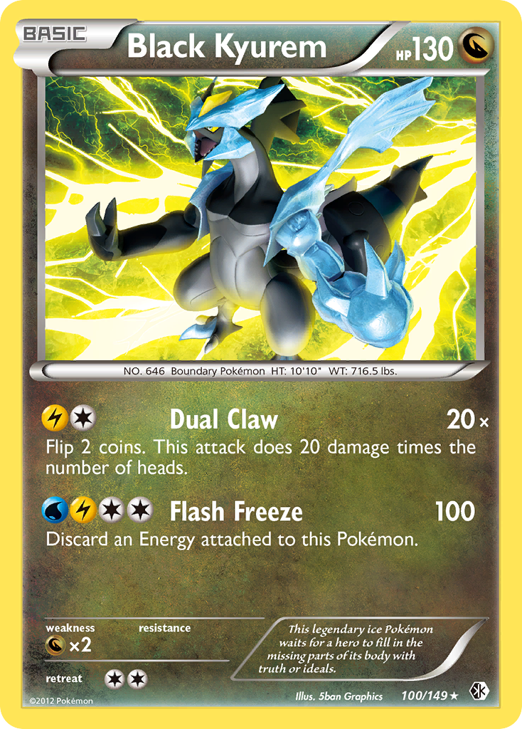 Black Kyurem - Boundaries Crossed SET-100