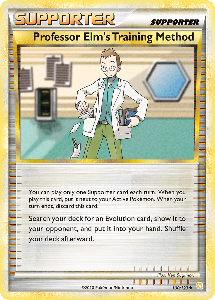 Professor Elm's Training Method - HeartGold & SoulSilver SET-100