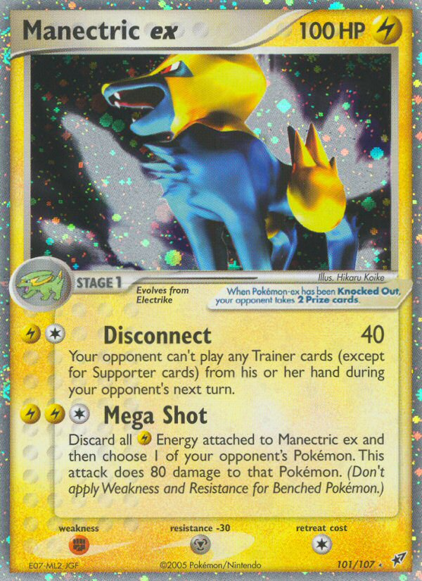 Manectric EX - Deoxys SET-101