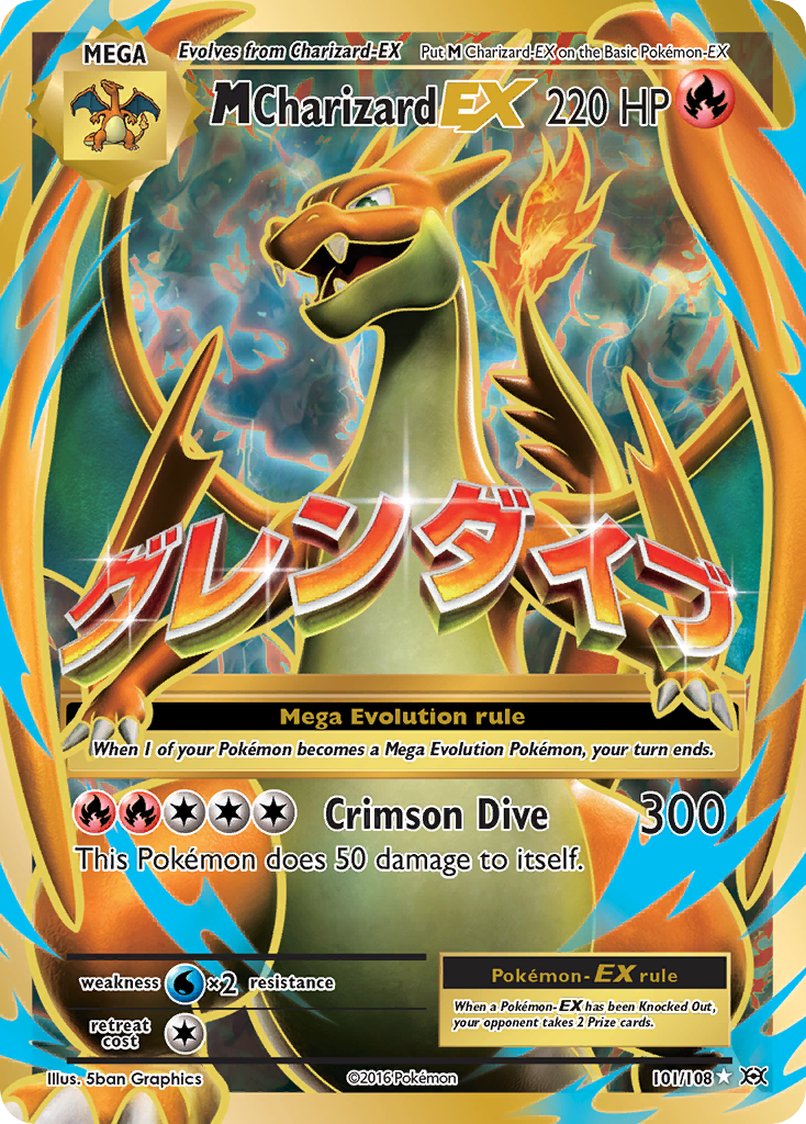 M Charizard-EX - Evolutions SET-101