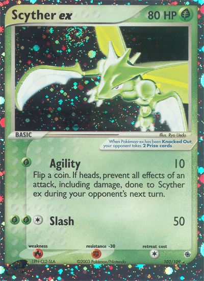 Scyther EX - Ruby & Sapphire SET-102