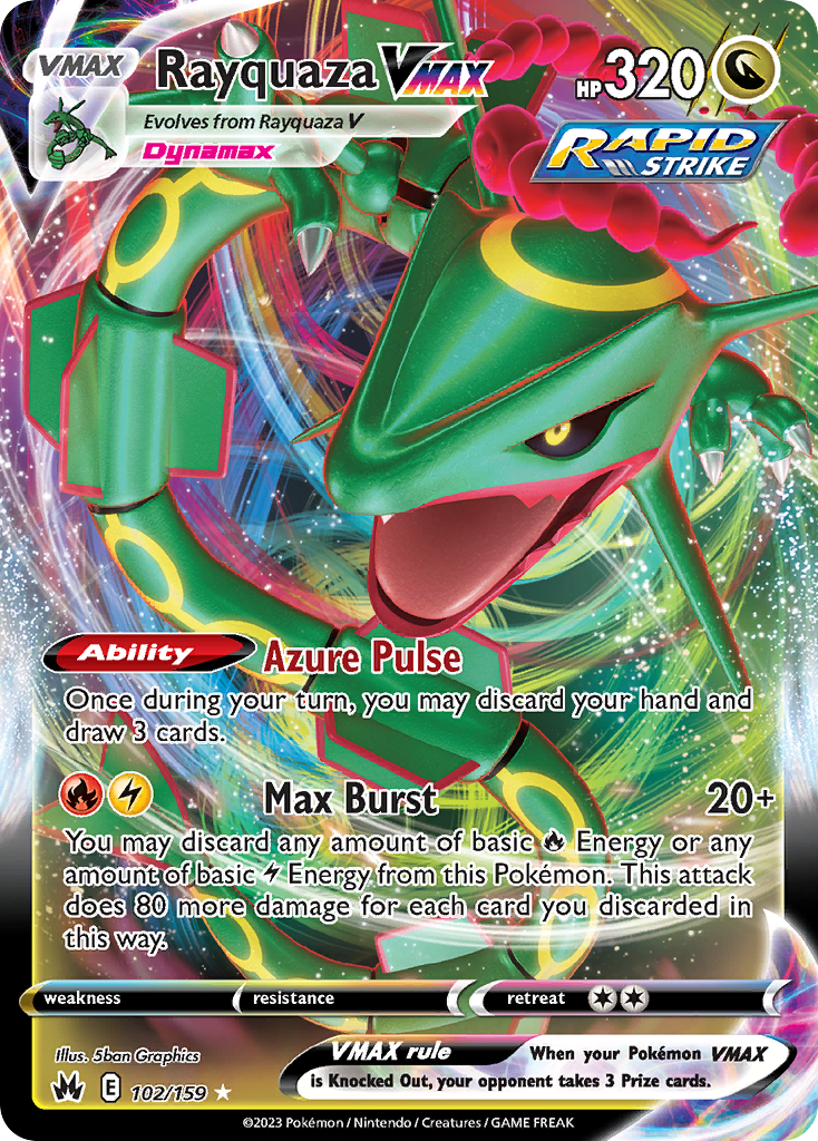 Rayquaza VMAX - Crown Zenith SET-102