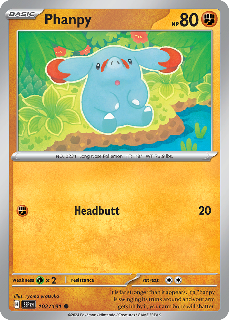 Phanpy - Surging Sparks SET-102