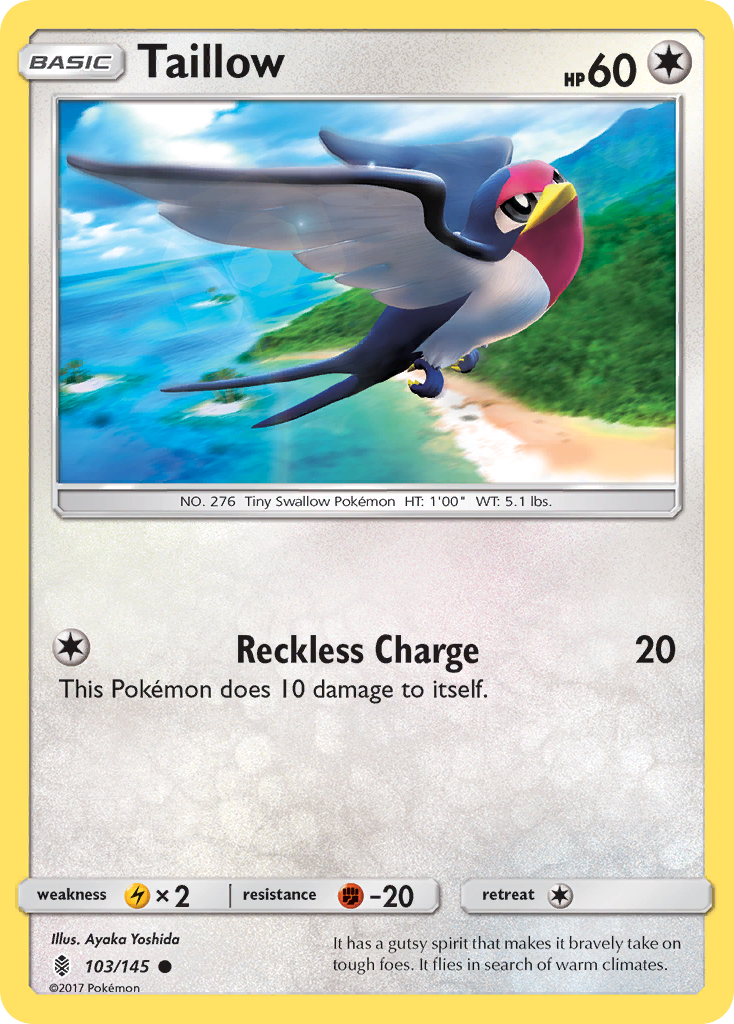 Taillow - Guardians Rising SET-103