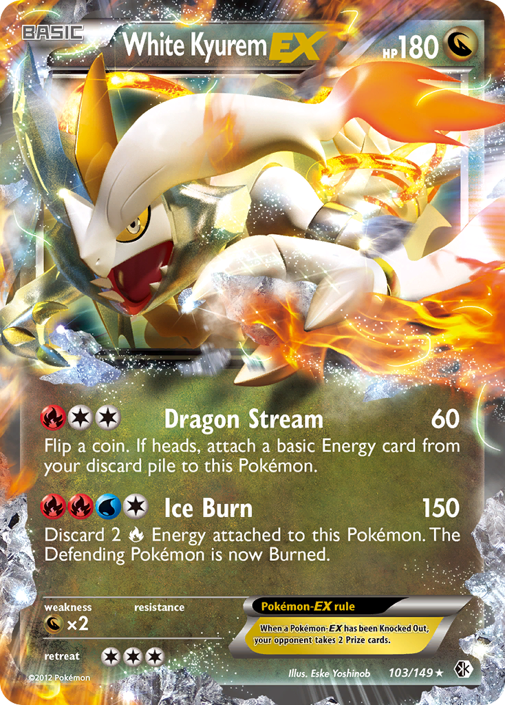 White Kyurem-EX - Boundaries Crossed SET-103