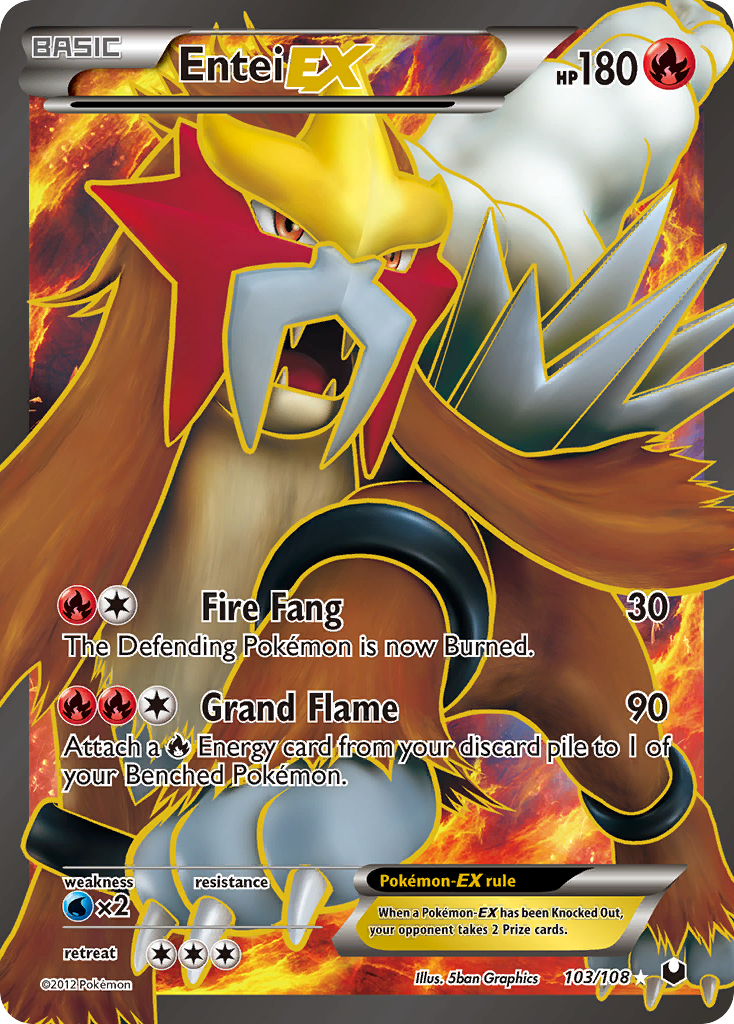 Entei-EX - Dark Explorers SET-103
