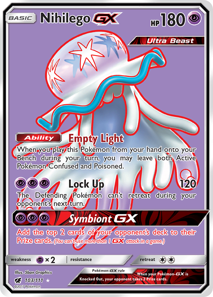 Nihilego-GX - Crimson Invasion SET-103
