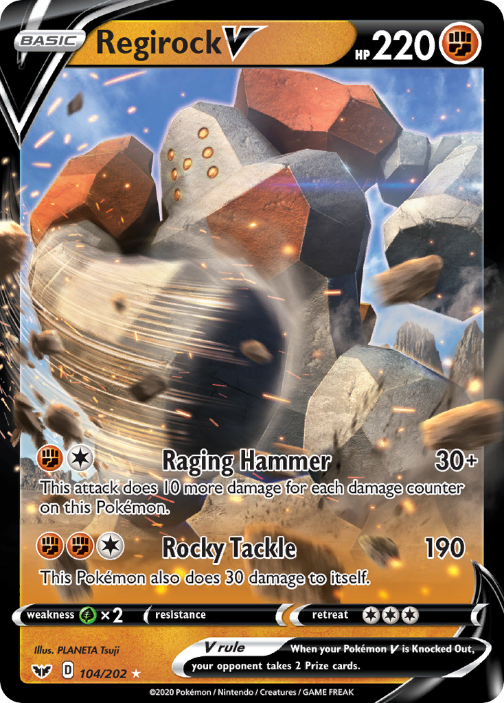Regirock V - Sword & Shield SET-104