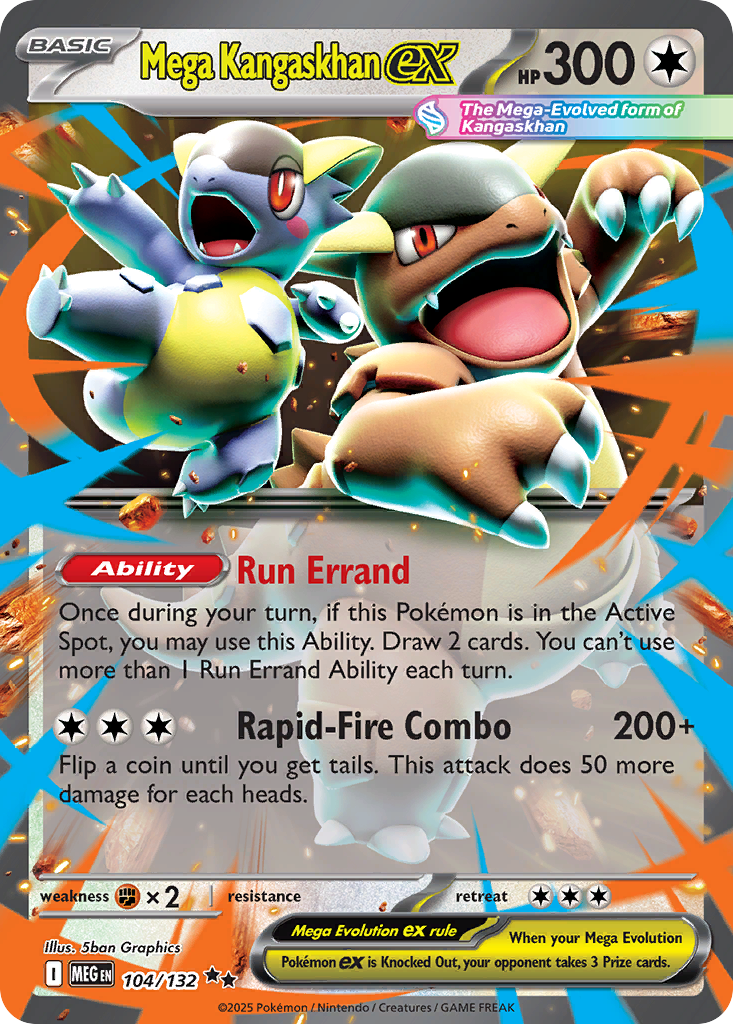 Mega Kangaskhan EX - Mega Evolution SET-104