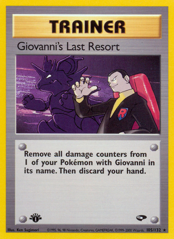 Giovanni's Last Resort - Gym Challenge SET-105