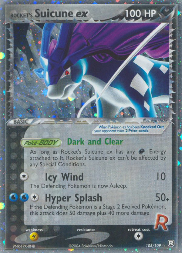 Rocket's Suicune EX - Team Rocket Returns SET-105