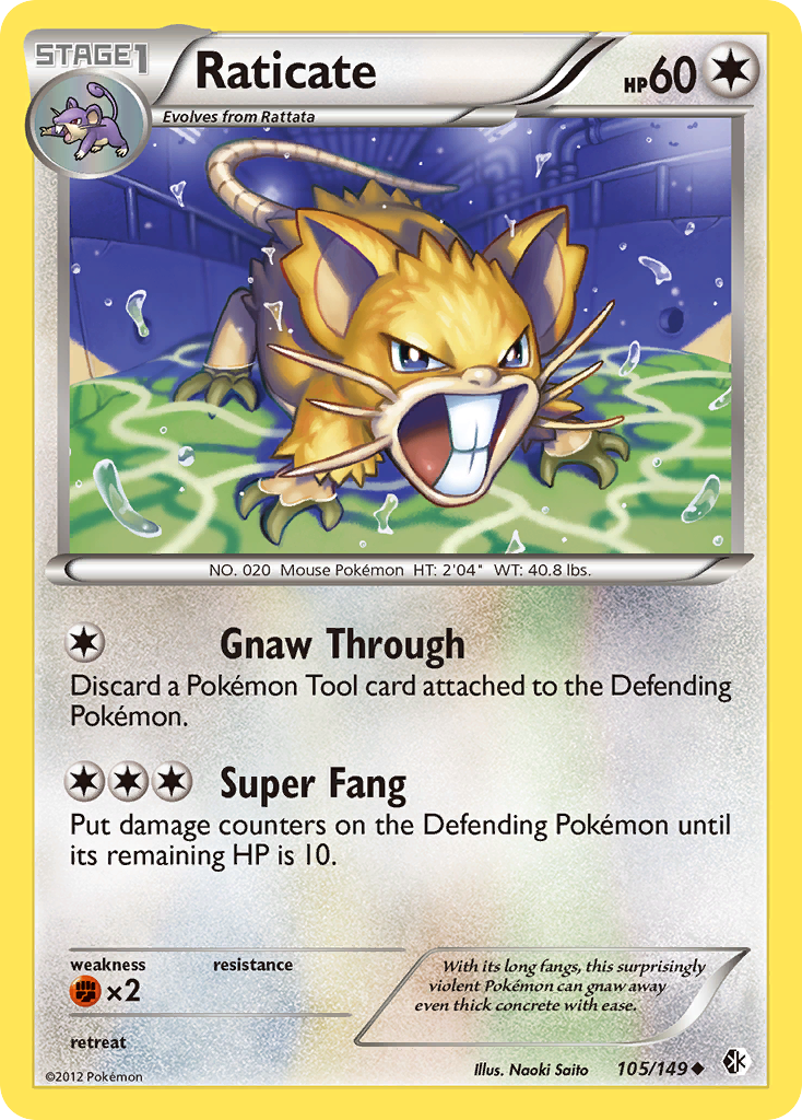 Raticate - Boundaries Crossed SET-105