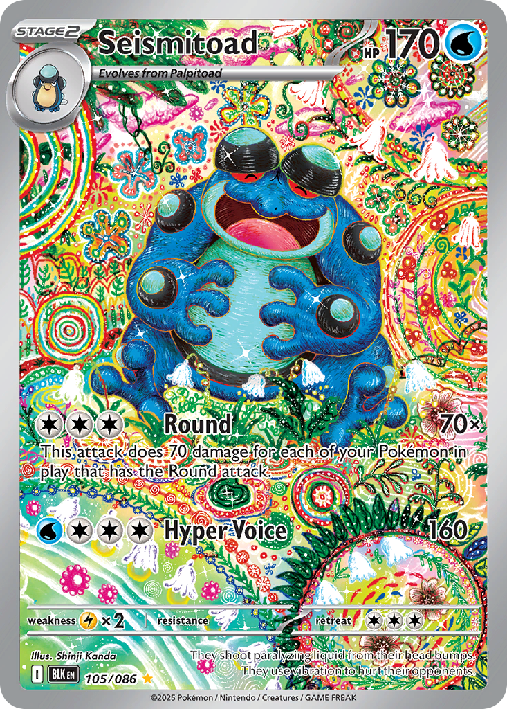 Seismitoad - Black Bolt SET-105