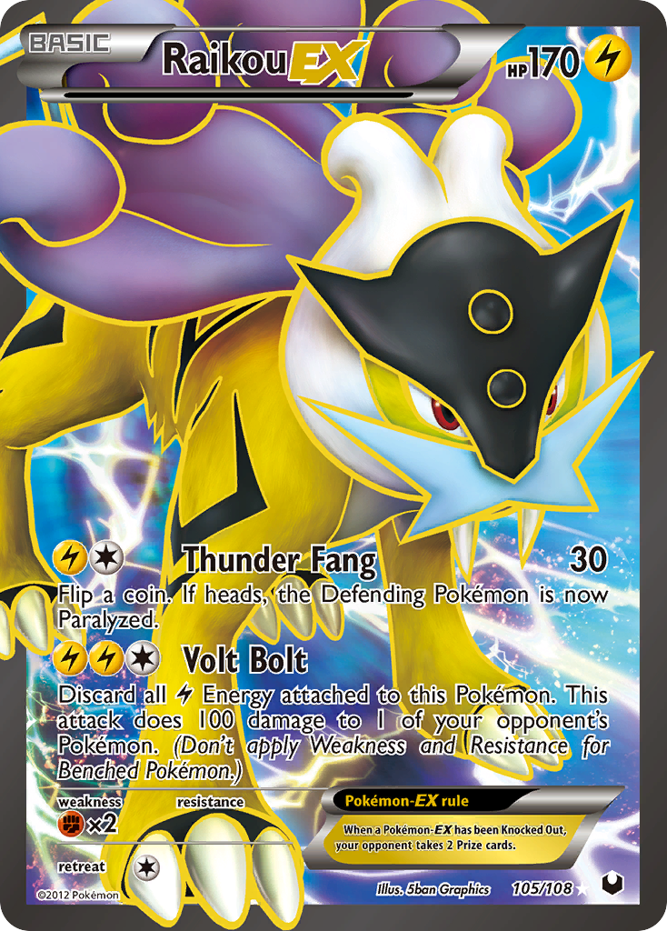 Raikou-EX - Dark Explorers SET-105