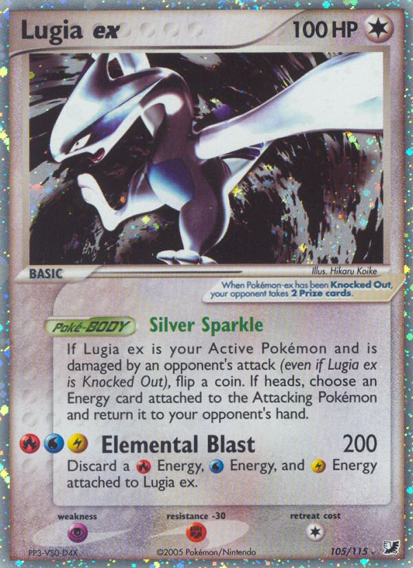 Lugia EX - Unseen Forces SET-105