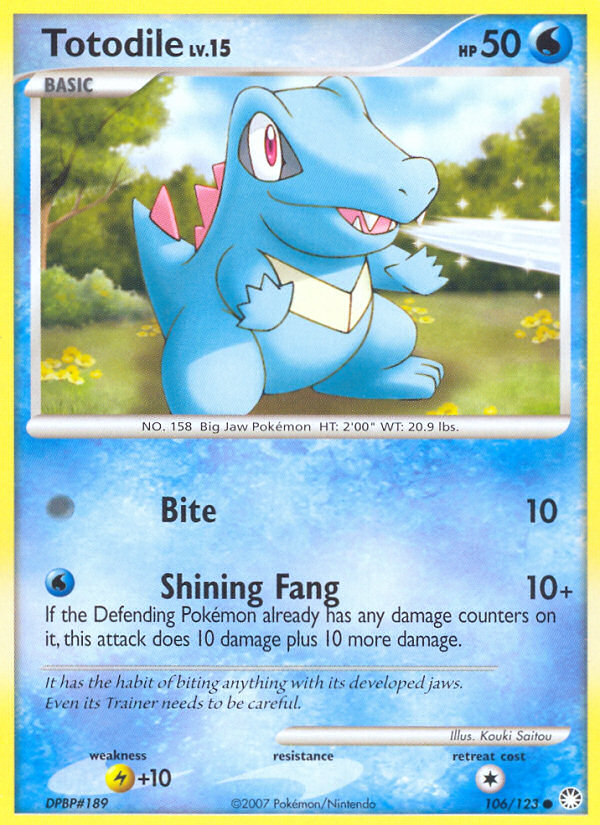 Totodile - Mysterious Treasures SET-106
