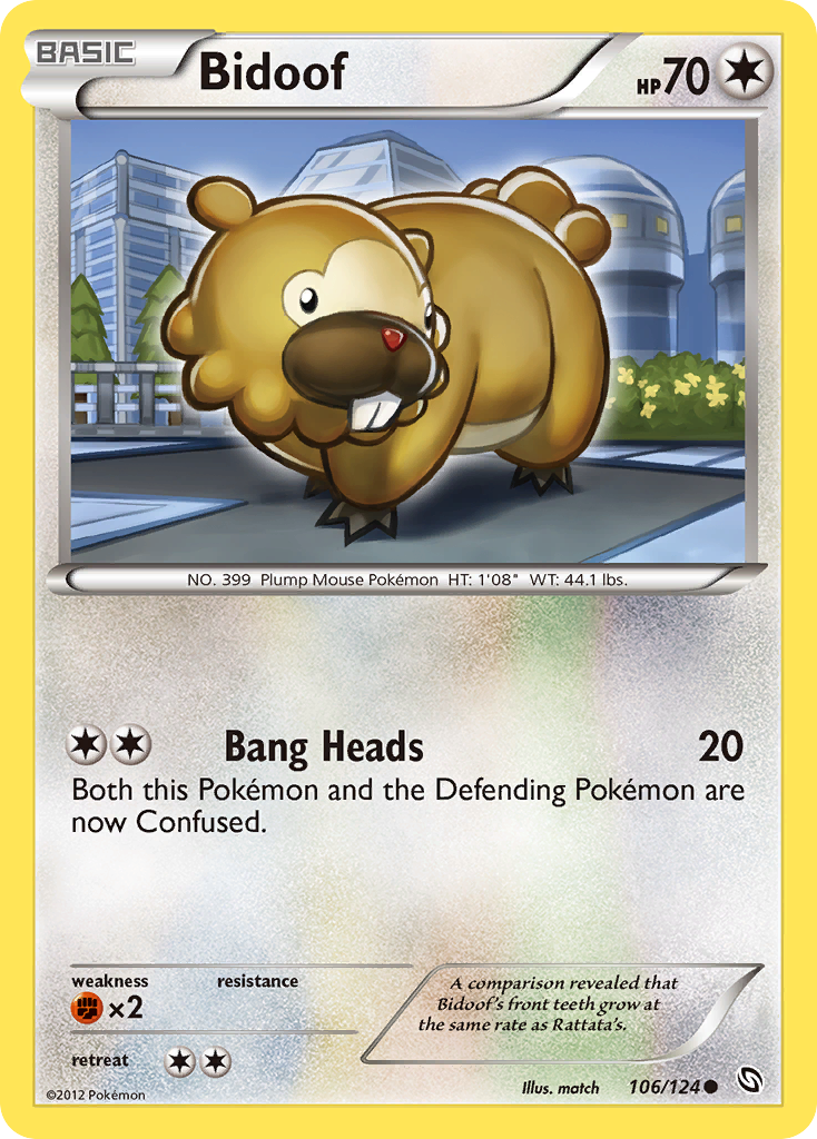Bidoof - Dragons Exalted SET-106