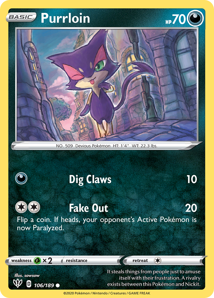 Purrloin - Darkness Ablaze SET-106