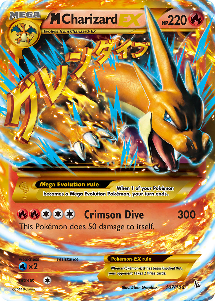 M Charizard-EX - Flashfire SET-107