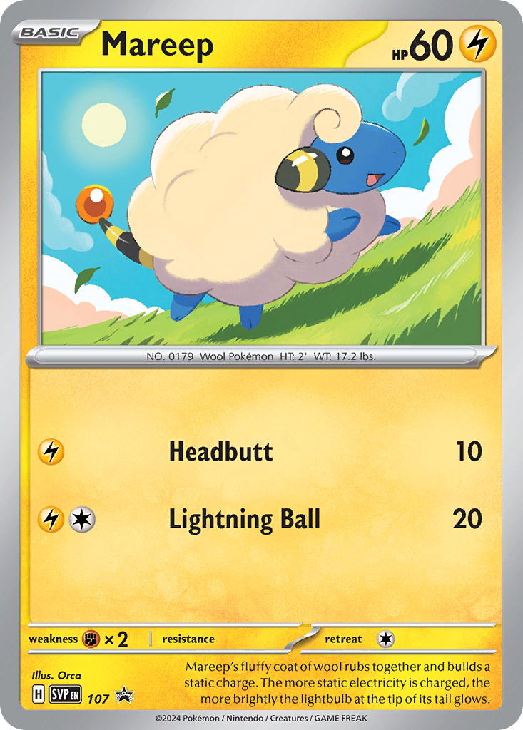 Mareep - Scarlet & Violet Black Star Promos SET-107
