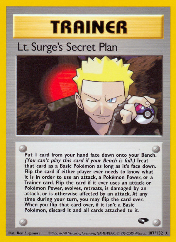 Lt. Surge's Secret Plan - Gym Challenge SET-107