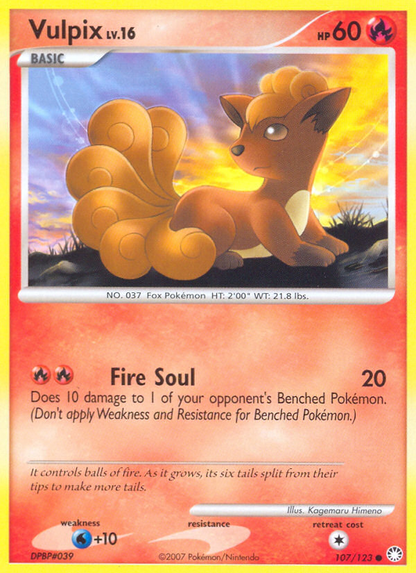 Vulpix - Mysterious Treasures SET-107