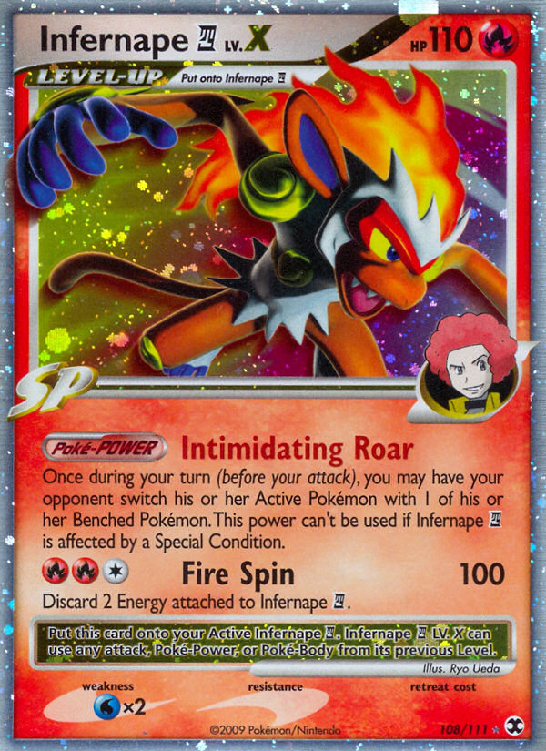 Infernape E4 LV.X - Rising Rivals SET-108
