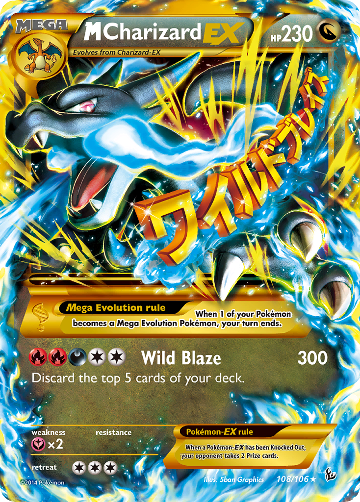 M Charizard-EX - Flashfire SET-108