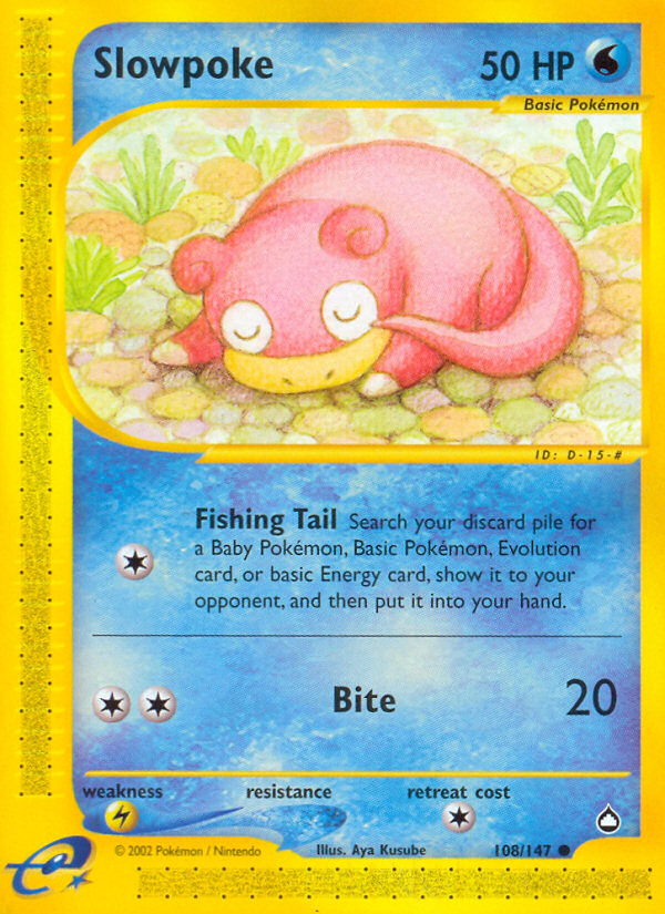 Slowpoke - Aquapolis SET-108