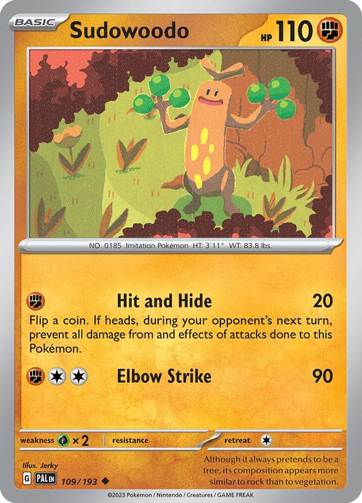 Sudowoodo - Paldea Evolved SET-109