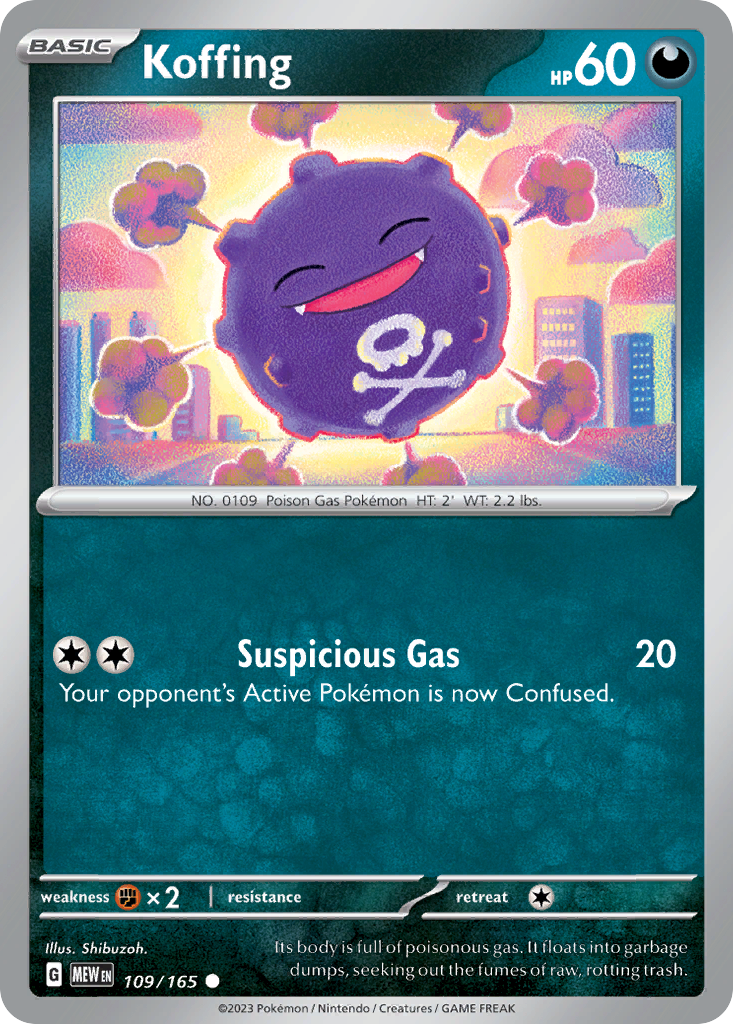 Koffing - 151 SET-109