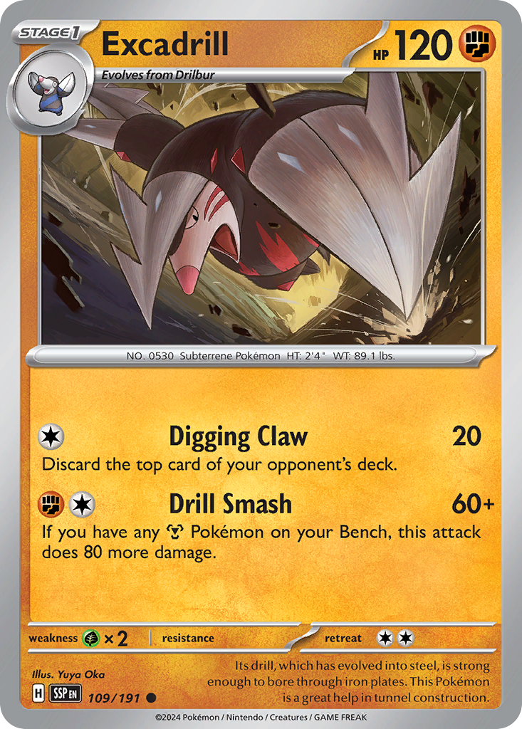 Excadrill - Surging Sparks SET-109