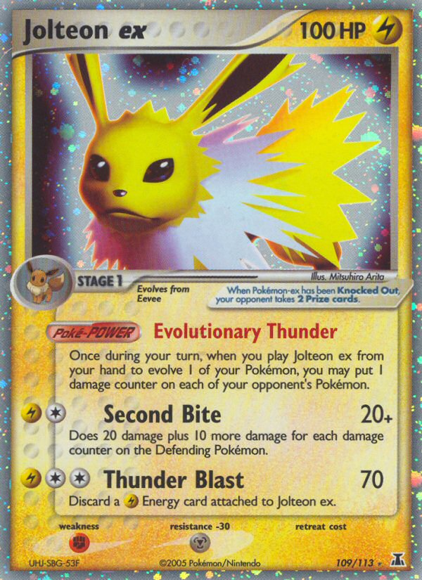 Jolteon EX - Delta Species SET-109