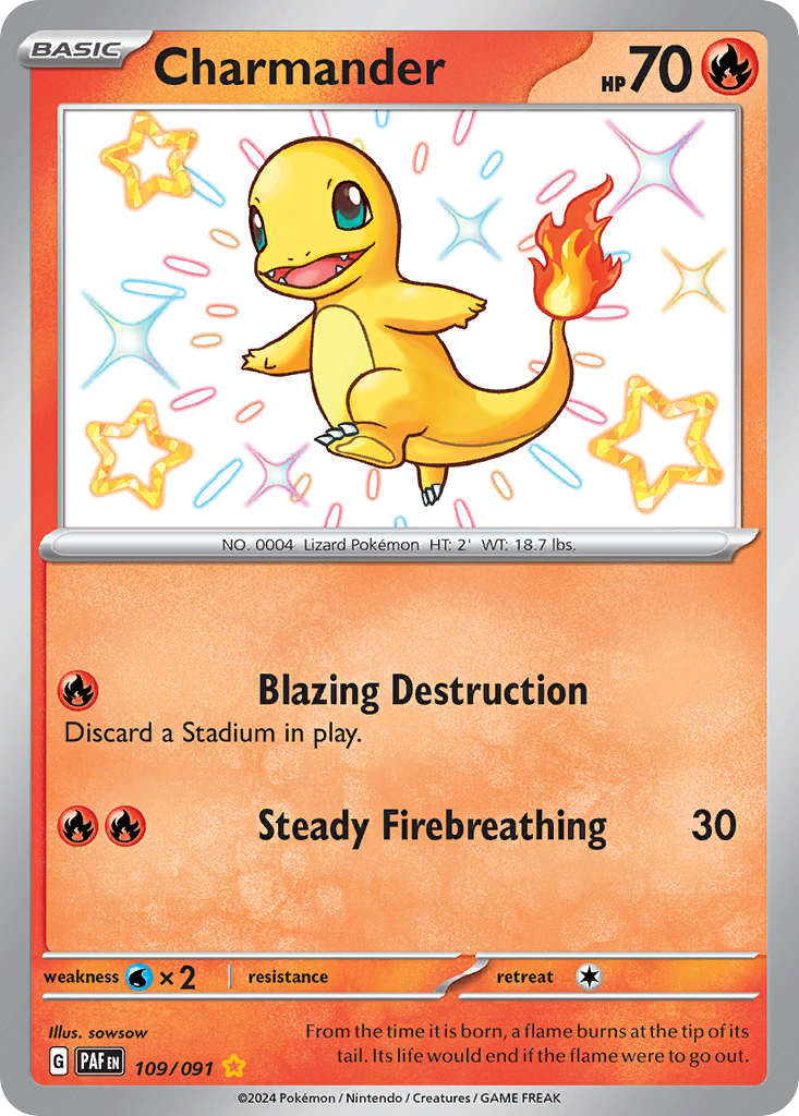 Charmander - Paldean Fates SET-109