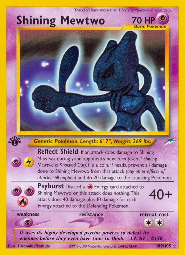Shining Mewtwo - Neo Destiny SET-109