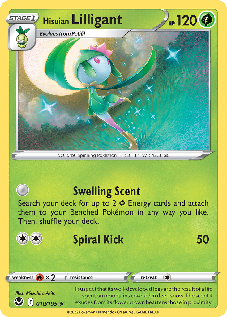 Hisuian Lilligant - Silver Tempest SET-10
