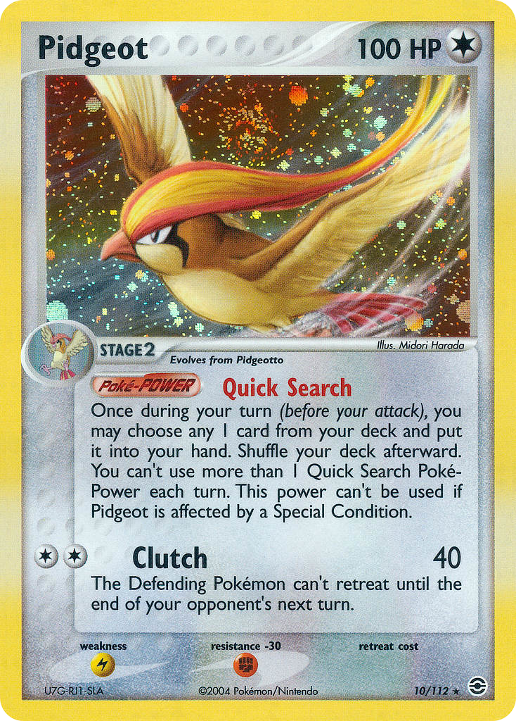 Pidgeot - FireRed & LeafGreen SET-10
