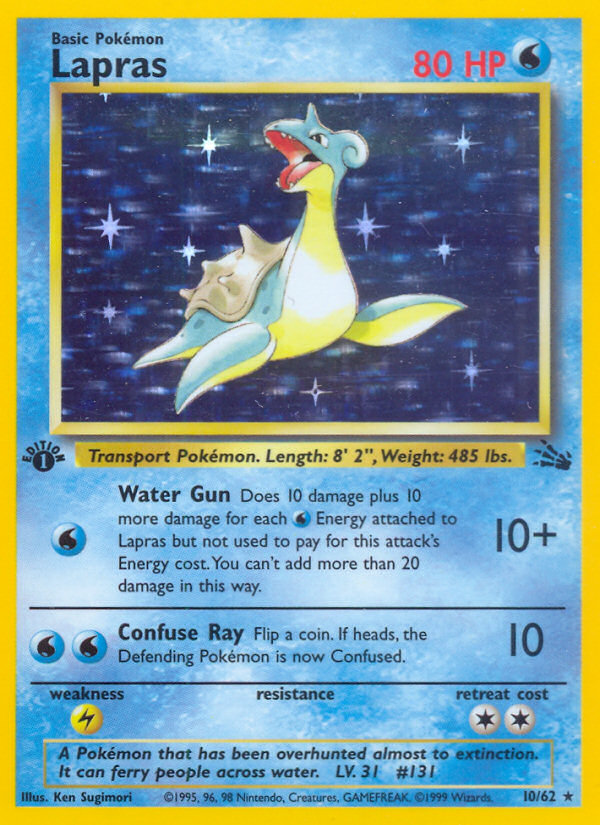 Lapras - Fossil SET-10
