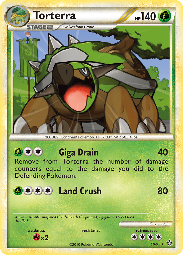 Torterra - HS Unleashed SET-10