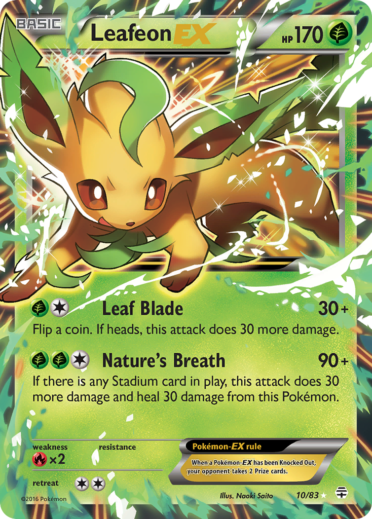 Leafeon-EX - Generations SET-10