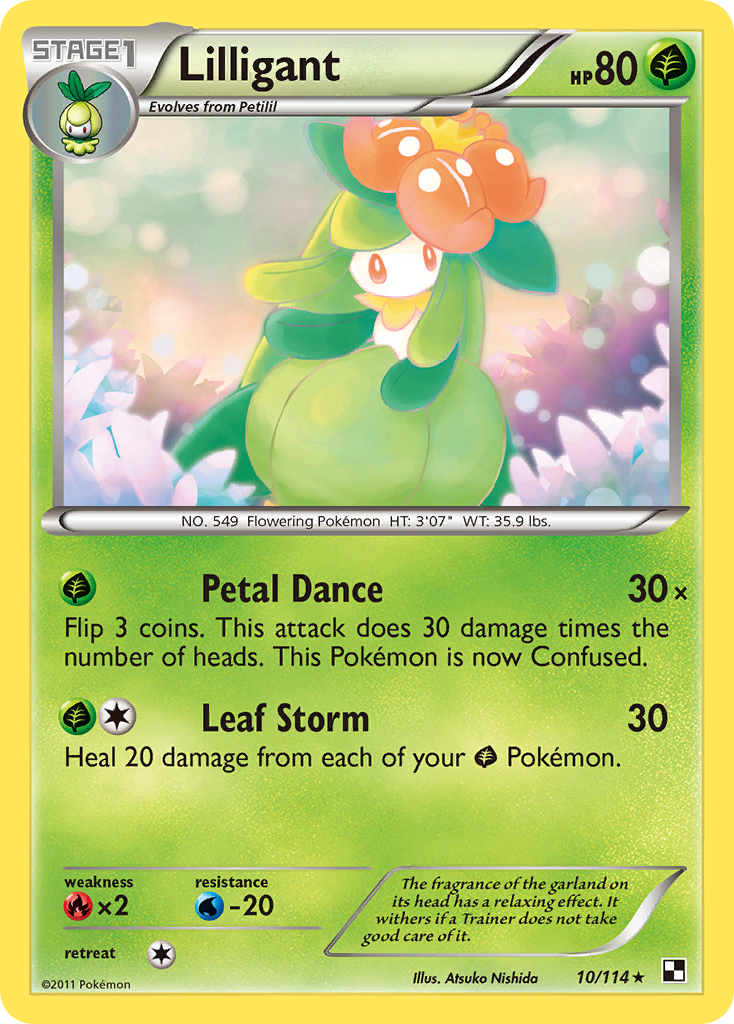 Lilligant - Black & White SET-10