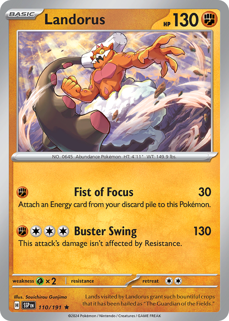 Landorus - Surging Sparks SET-110