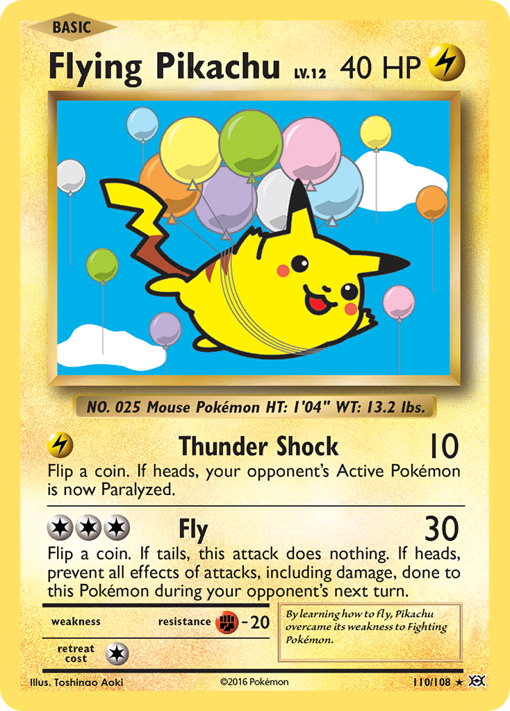 Flying Pikachu - Evolutions SET-110