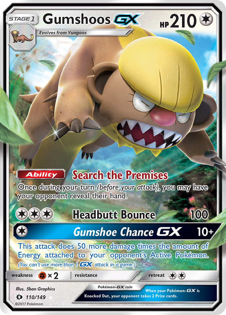 Gumshoos-GX - Sun & Moon SET-110