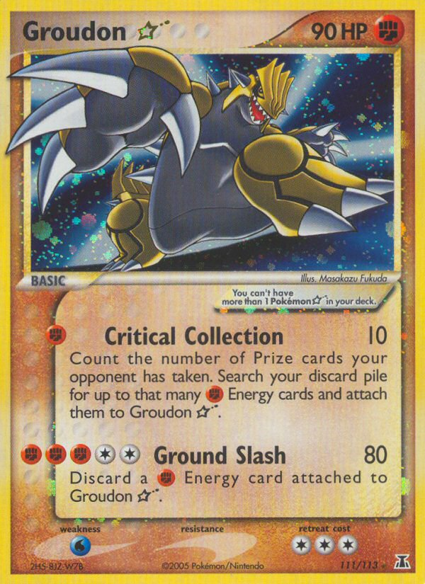 Groudon ? - Delta Species SET-111
