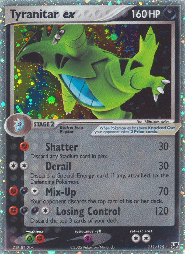 Tyranitar EX - Unseen Forces SET-111