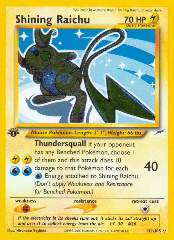 Shining Raichu - Neo Destiny SET-111