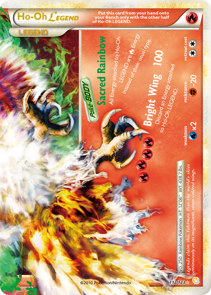 Ho-Oh LEGEND - HeartGold & SoulSilver SET-112