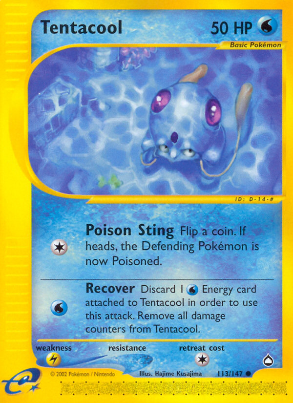 Tentacool - Aquapolis SET-113