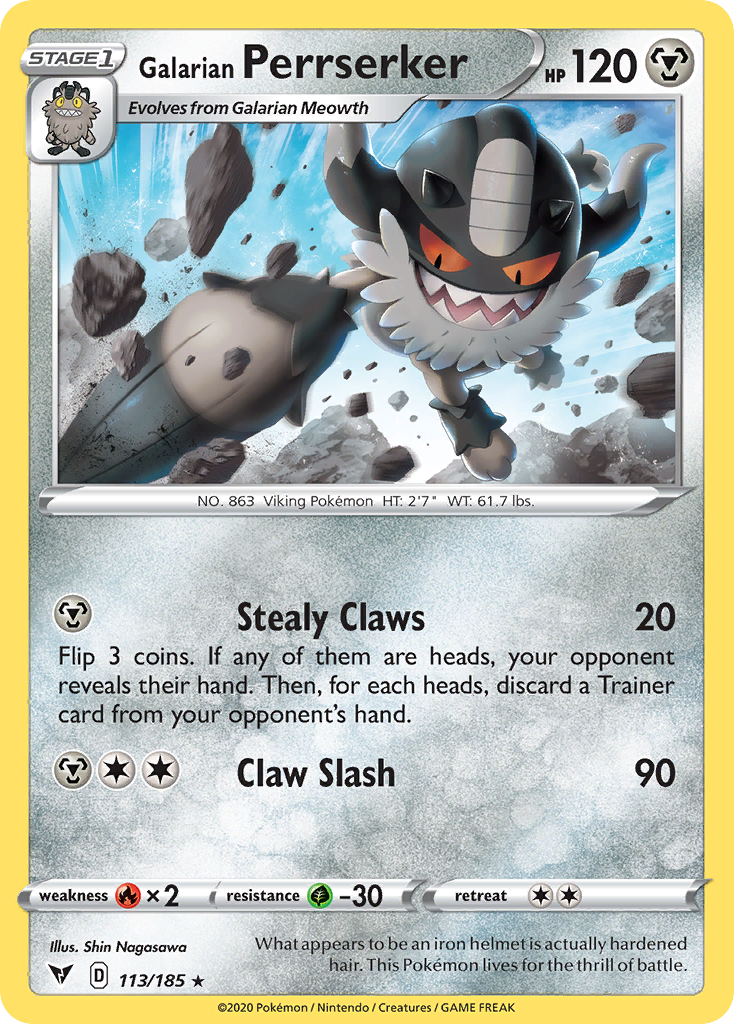 Galarian Perrserker - Vivid Voltage SET-113
